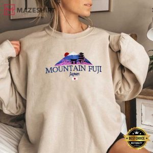 Japanese Fuji Mountain Embroidered Sweatshirt (2)