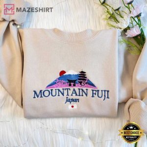 Japanese Fuji Mountain Embroidered Sweatshirt (3)