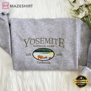 Yosemite National Park Embroidered Sweatshirt (4)