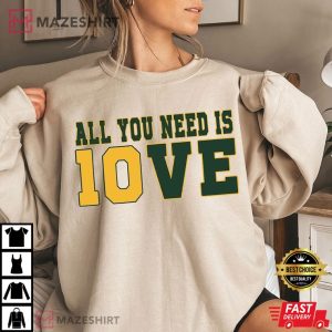 Green Bay Packers All You Need is Love T Shirt (3)