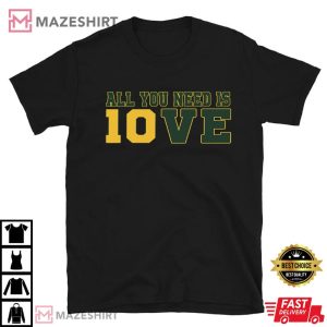 Green Bay Packers All You Need is Love T Shirt (4)