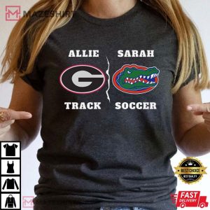 Georgia Bulldogs vs Florida Gators Football Custom T Shirt (1)
