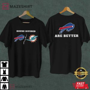 Buffalo Bill VS Miami Dolphins Custom Logo Team T Shirt (3)