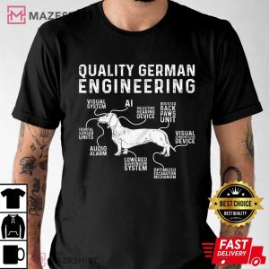 Dachshund Wiener Dog Quality German Engineering T Shirt (1)
