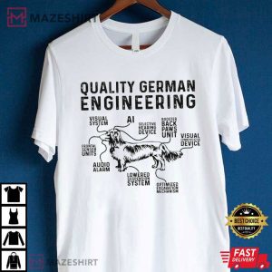 Dachshund Wiener Dog Quality German Engineering T Shirt (4)