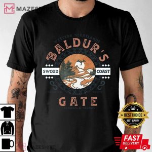 Baldurs Gate 3 Adventure Awaits Sword Coast T Shirt (3)