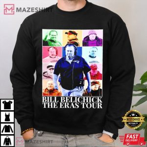 Bill Belichick The Eras Tour New England Patriots T Shirt (4)