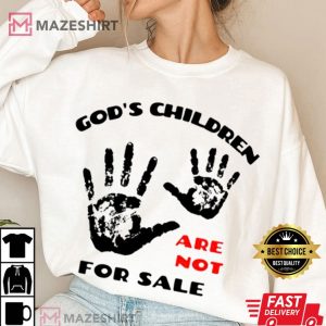 God’s Children Are Not For Sale Sound Of Freedom T Shirt (4)