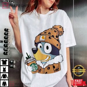 Bluey Boujee Carhartt Starbucks T Shirt (4)