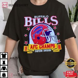 Buffalo Bills AFC Champs Eastern Division 1988 T Shirt (2)