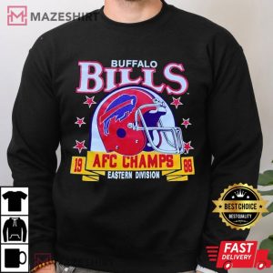Buffalo Bills AFC Champs Eastern Division 1988 T Shirt (3)