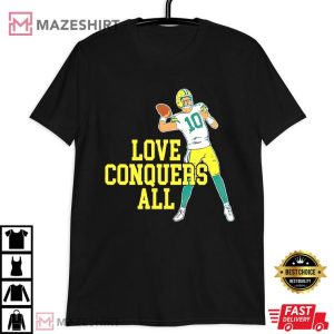 Green Bay Packers Jordan Love Conquers All T Shirt (3)
