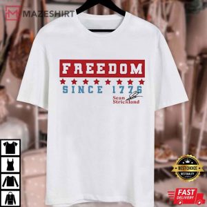 Sean Strickland Freedom Since 1776 T Shirt (1)