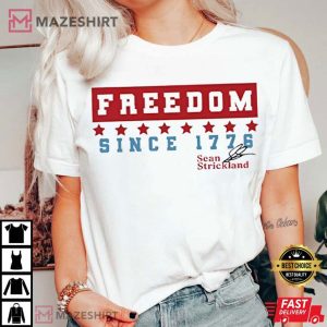 Sean Strickland Freedom Since 1776 T Shirt (3)