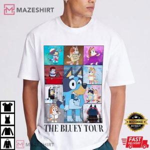 Bluey Eras Tour Swifties Merch T Shirt (2)