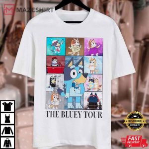 Bluey Eras Tour Swifties Merch T Shirt (3)
