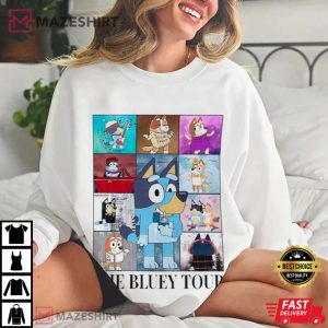 Bluey Eras Tour Swifties Merch T Shirt (4)