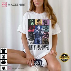 Fernando Alonso The Eras Tour Aston Martin Unisex T Shirt (2)