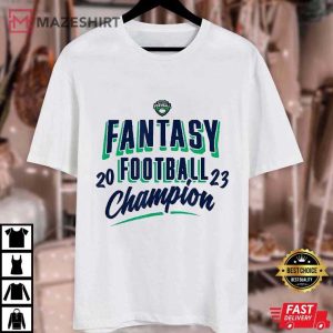 ESPN Fantasy Football 2023 Champion Big Wave Chest T Shirt (3)