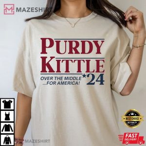 Purdy and Kittle 2024 Over the Middle T Shirt (2)