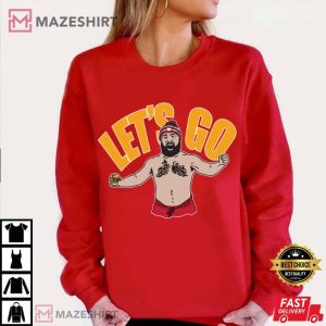 Jason Kelce Let's Go Hype Man T Shirt (3)