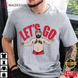 Jason Kelce Let's Go Hype Man T Shirt (4)