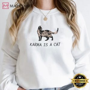 Karma is a Cat Swifties Embroidered Sweatshirt (1)