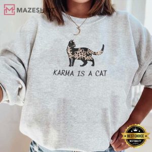 Karma is a Cat Swifties Embroidered Sweatshirt (4)