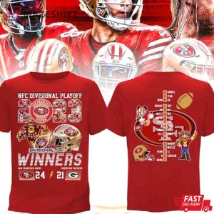 San Francisco 49ers NFC Divisional Winners 24-21 Packers T-Shirt