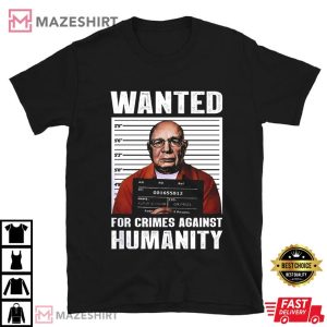 Klaus Schwab Wanted For Crimes Against Humanity T Shirt (1)