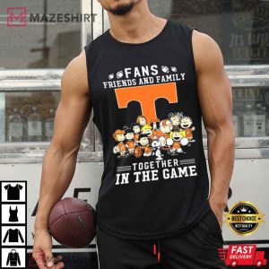 Tennessee Volunteers Snoopy And Friends Together In The Game T Shirt (3)