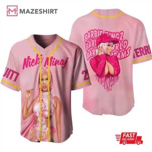 Nicki Minaj x Barbie World Customized Baseball Jersey