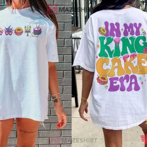 Fat Tuesday In My King Cake Era Mardi Gras T Shirt (2)