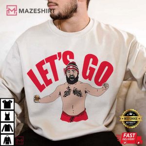 Jason Kelce Let's Go Chiefs T Shirt (3)