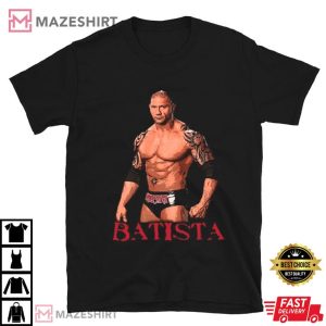 Batista The Animal Pro Wrestling WWE T Shirt (2)