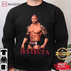 Batista The Animal Pro Wrestling WWE T Shirt (3)