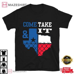 Texas Come And Take It Barbed Wire T Shirt (3)