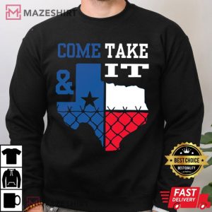 Texas Come And Take It Barbed Wire T Shirt (4)