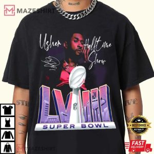 Usher Super Bowl LVIII Signature T Shirt (2)