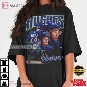 Quinn Hughes Vancouver Canucks Ice Hockey T-Shirt