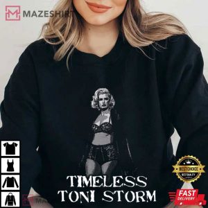Timeless Toni Storm Chin Up Vintage Wrestling T Shirt (3)