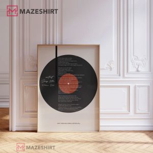 Vinyl Lyric Print Song Lyrics Custom Poster (3)