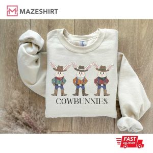 Cowbunnies Western Easter Thanksgiving T Shirt (5)