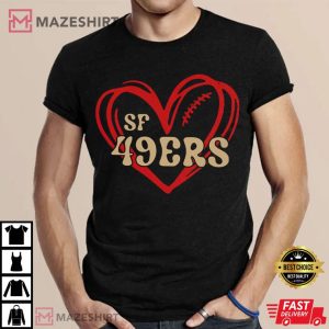 SF 49ers Football Fan T Shirt (2)
