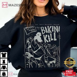 Bikini Kill Rock Band the Ground and Sweat Record T Shirt (3)