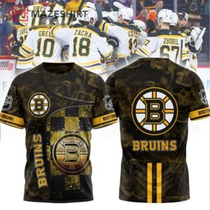 Bruins 100 Years Anniversary Centennial Smoke 3D Shirt