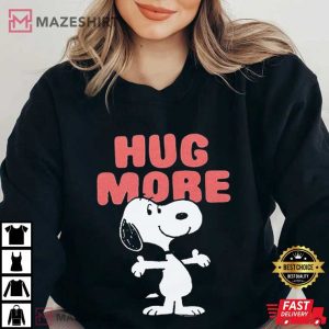 Peanuts Snoopy Hug More T Shirt (2)
