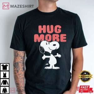 Peanuts Snoopy Hug More T Shirt (3)