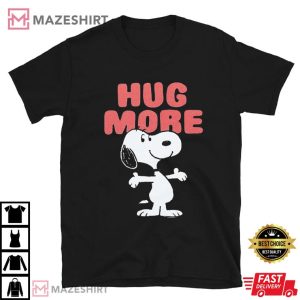 Peanuts Snoopy Hug More T Shirt (4)