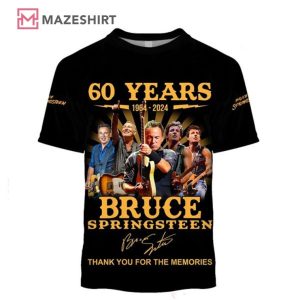 Celebrating 60 Years of Bruce Springsteen’s Singing 3D Shirt